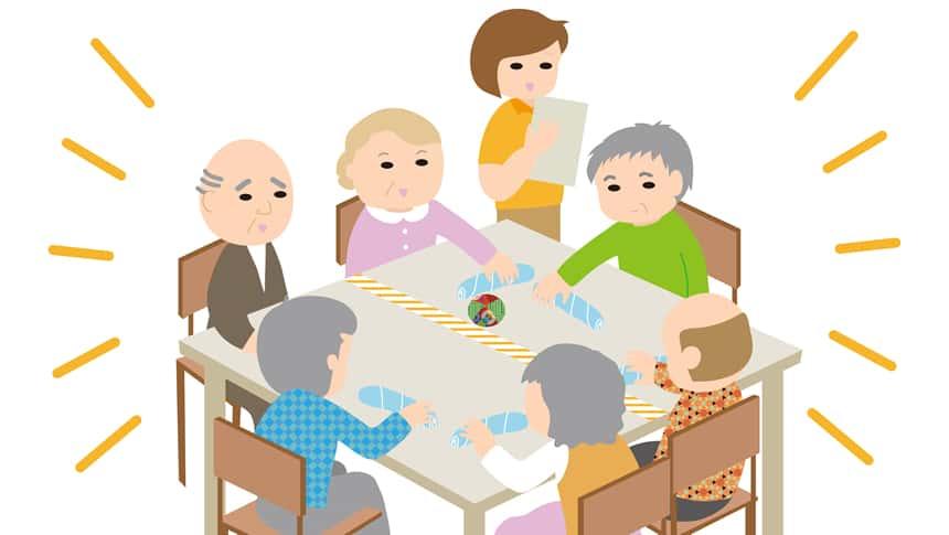 座ってできるテーブルホッケー