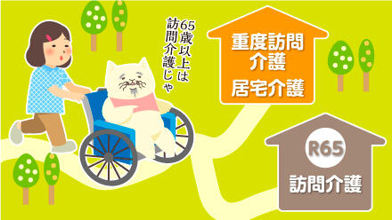 65歳以上は訪問介護じゃ