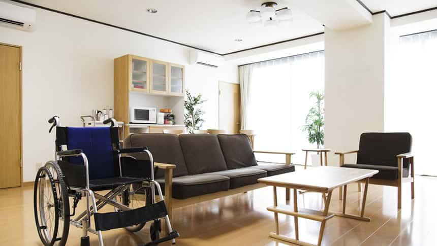 サービス付き高齢者向け住宅の内観