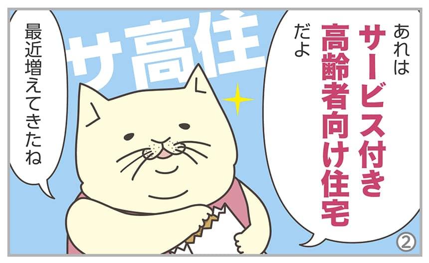 あれはサービス付き高齢者向け住宅だよ。最近増えてきたね