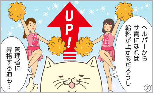 ヘルパーからサ責になれば給料が上がるだろうし、管理者に昇格する道も…。