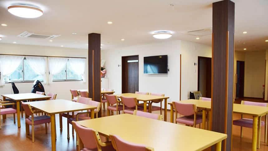 ケアハウス(軽費老人ホーム)の内観