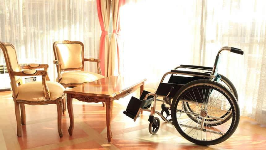 養護老人ホームの内観