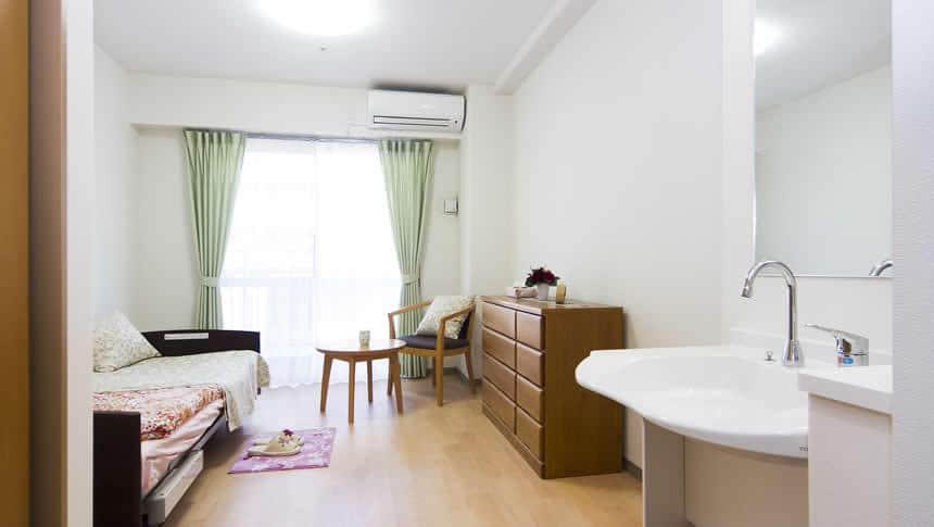 介護付き有料老人ホームの内観