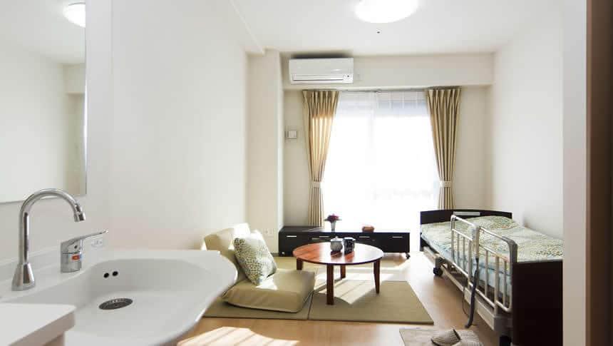 住宅型有料老人ホームの内観