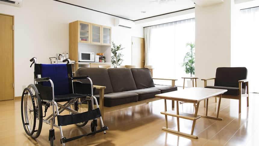 サービス付き高齢者向け住宅の内観