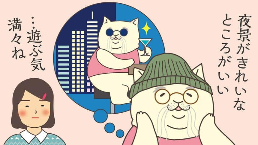 夜景がきれいなところがいい…遊ぶ気満々ね