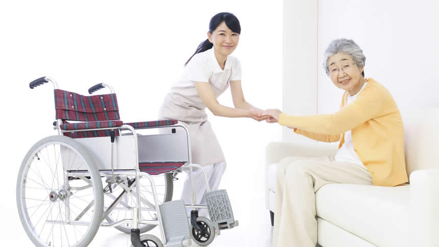 車いすへの移乗介助