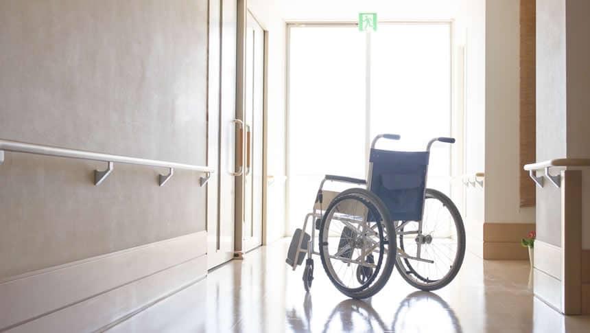 介護施設の廊下