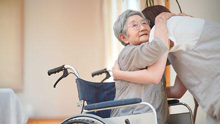 車いすからの移乗